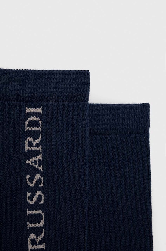 Trussardi zokni 57Z00342.0F000840 sötétkék AW23