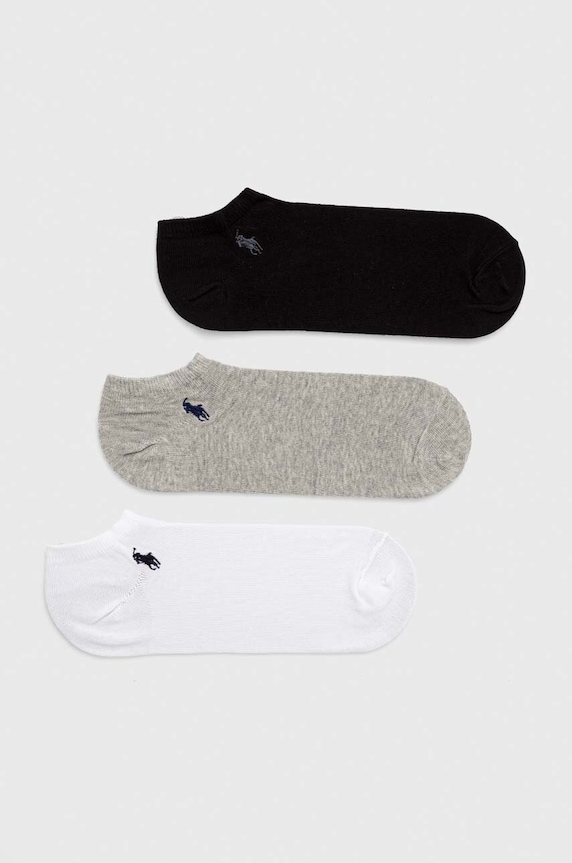 Polo Ralph Lauren șosete 3-pack sosete scurte negru 449655213