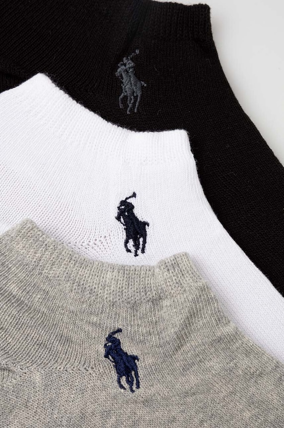Polo Ralph Lauren șosete 3-pack 449655213 negru AW23