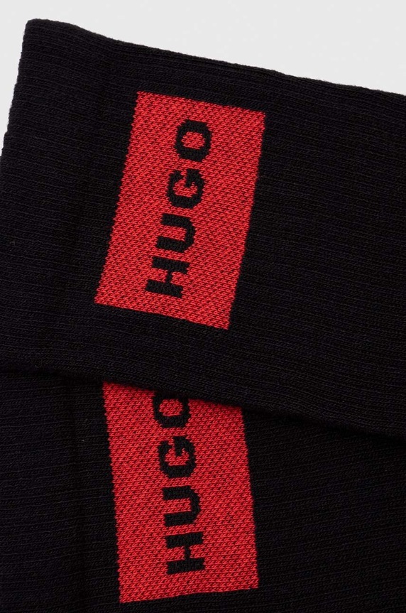 Чорапи HUGO (2 броя) 50510640 черен AW23