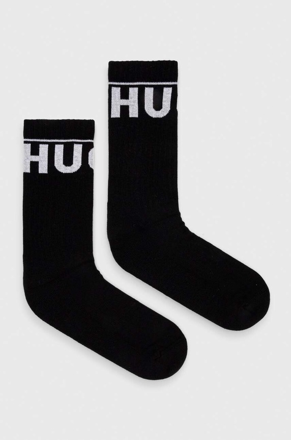 HUGO șosete 2-pack sosete lungi negru 50510647