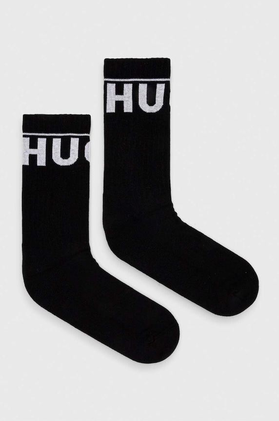 HUGO șosete 2-pack sosete lungi negru 50510647