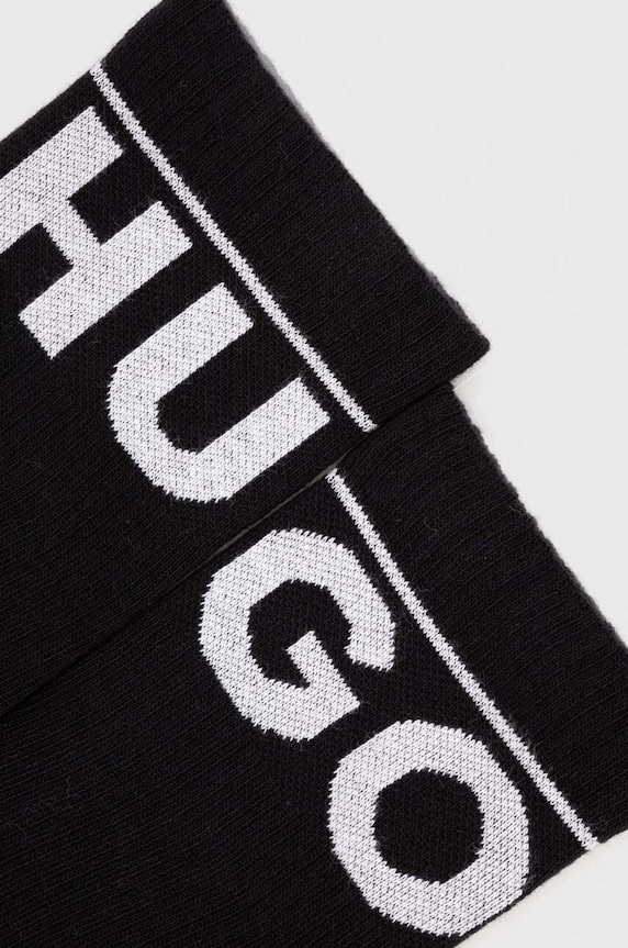 HUGO șosete 2-pack 50510647 negru AW23