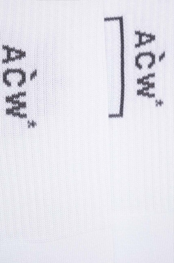 Ponožky A-COLD-WALL* BRACKET SOCK ACWMSK034C bílá AW23