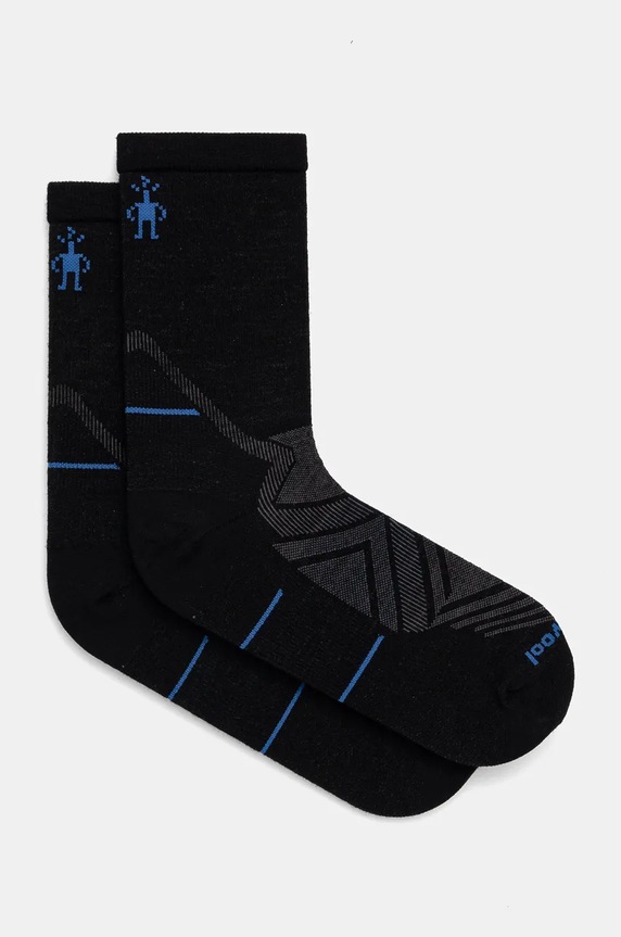 Smartwool sosete Run Zero Cushion Mid negru SW001655