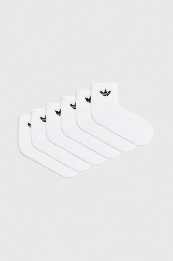 adidas Originals skarpetki 6-pack skarpetki długie biały IJ5627