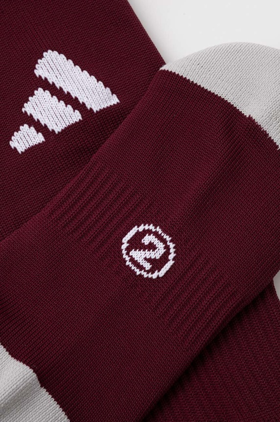 adidas Performance zokni focizáshoz Milano 23 IB7820 burgundia AW23