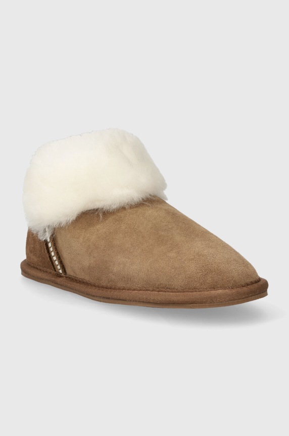 Emu Australia papuci din piele intoarsa K12961 Watson K12961.Watson maro AW23