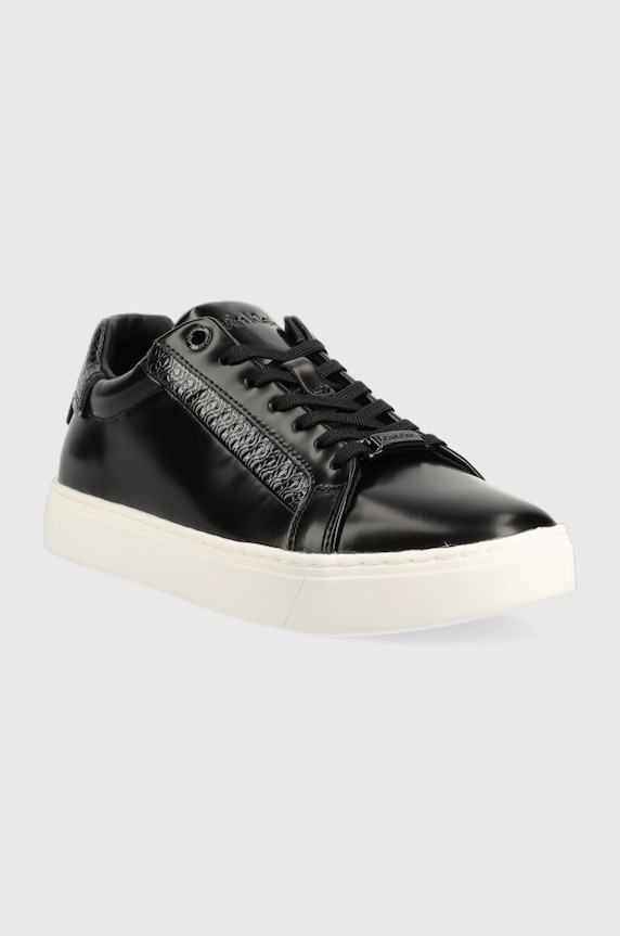 Δερμάτινα sneakers Calvin Klein CLEAN CUP LACE UP-NA HW0HW01592 μαύρο AW23