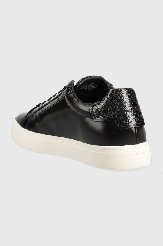 Παπούτσια Δερμάτινα sneakers Calvin Klein CLEAN CUP LACE UP-NA HW0HW01592 μαύρο