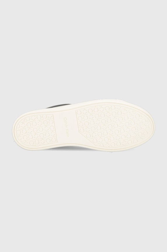 Δερμάτινα sneakers Calvin Klein CLEAN CUP LACE UP-NA HW0HW01592 μαύρο