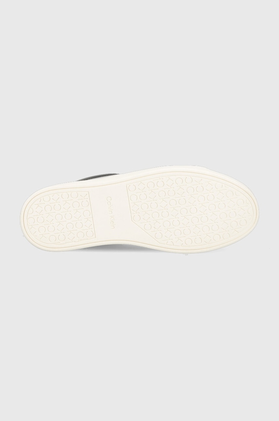 Δερμάτινα sneakers Calvin Klein CLEAN CUP LACE UP-NA HW0HW01592 μαύρο