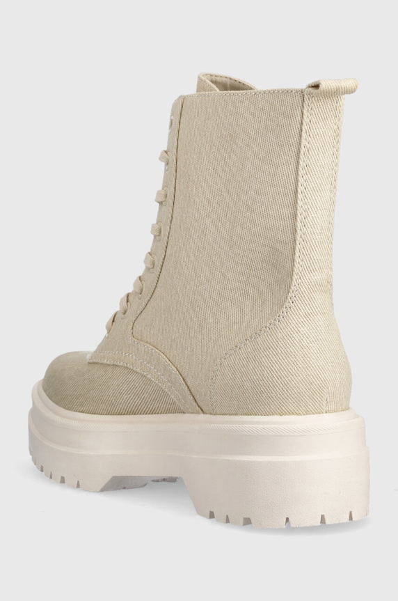 Obuv Workery Tommy Hilfiger FEMININE ESSENTIAL CANVAS FW0FW07357 béžová