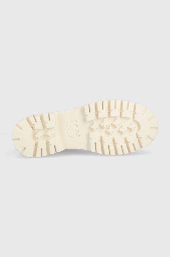 Členkové topánky Tommy Jeans TJW FOXING CANVAS BOOT EN0EN02216 béžová