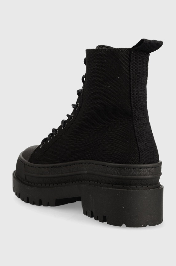 Boty Nízké kozačky Tommy Jeans TJW FOXING CANVAS BOOT EN0EN02216 černá