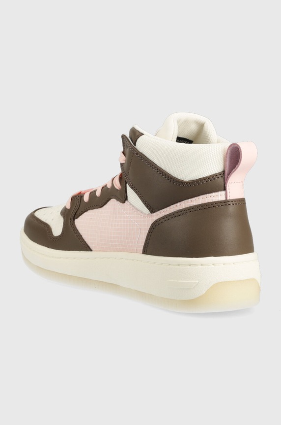Cipők Tommy Jeans sportcipő TJW RETRO BASKET RIPSTOP EN0EN02350 barna