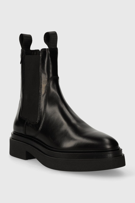 Gant ghete chelsea de piele Zandrin 27551400.G00 negru AW23