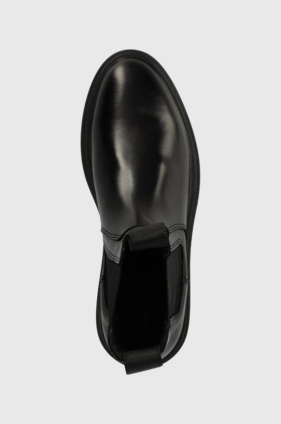 Gant ghete chelsea de piele Zandrin negru 27551400.G00