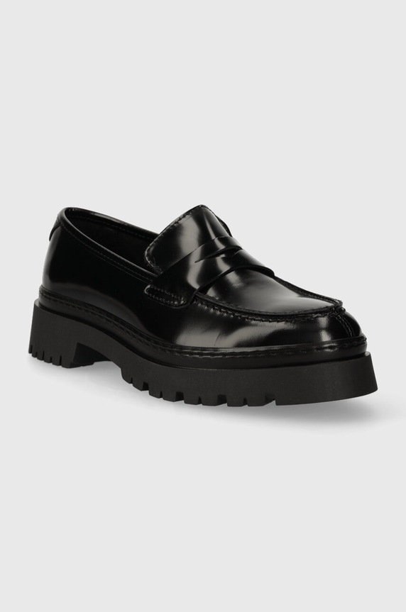 Gant mokasyny skórzane Aligrey 27571325.G00 czarny AW23