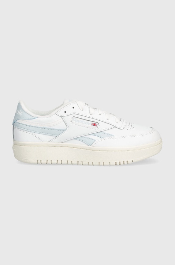Sneakers Reebok Classic CLUB C απομίμηση λείου δέρματος λευκό 100033102
