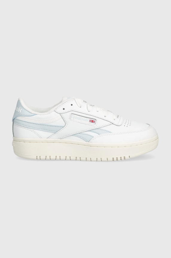 Sneakers Reebok Classic CLUB C απομίμηση λείου δέρματος λευκό 100033102