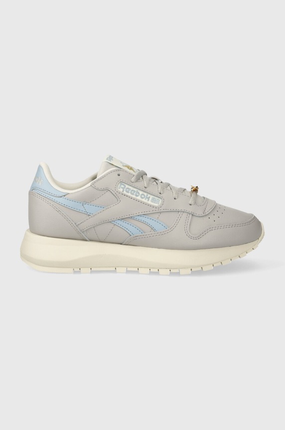 Reebok Classic sneakersy skórzane CLASSIC LEATHER płaska szary 100034459