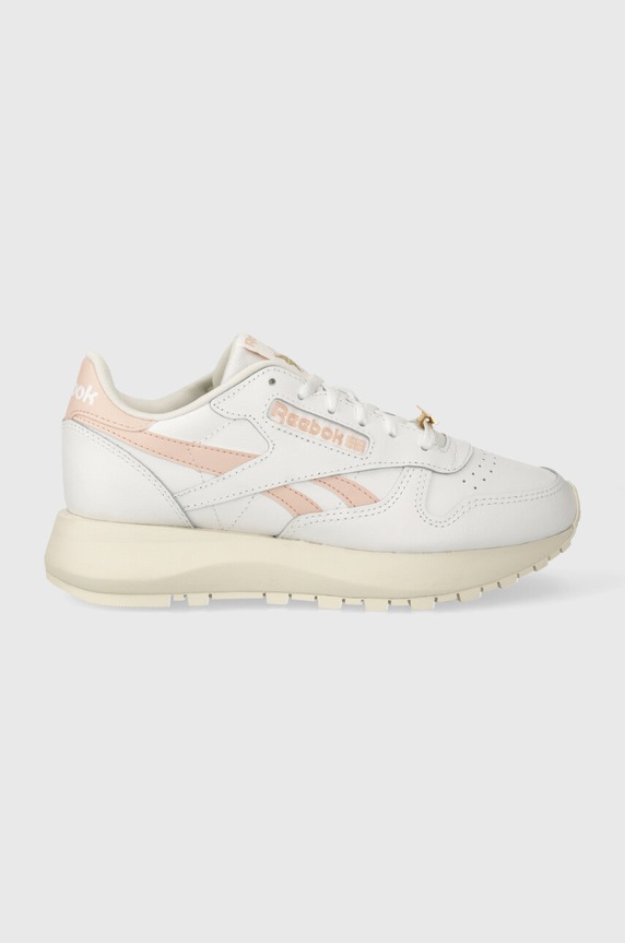Reebok Classic bőr sportcipő CLASSIC LEATHER lapos fehér 100034460