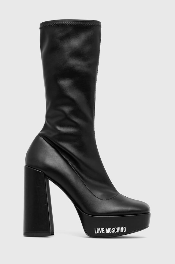 Členkové topánky Love Moschino nezateplené čierna JA2607CG1HIEZ000