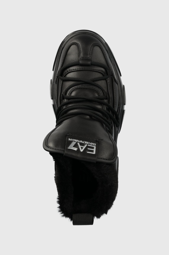 Nízké kozačky EA7 Emporio Armani černá X8M001.XK229.S868