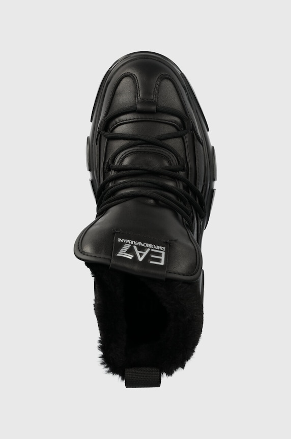 Nízké kozačky EA7 Emporio Armani černá X8M001.XK229.S868