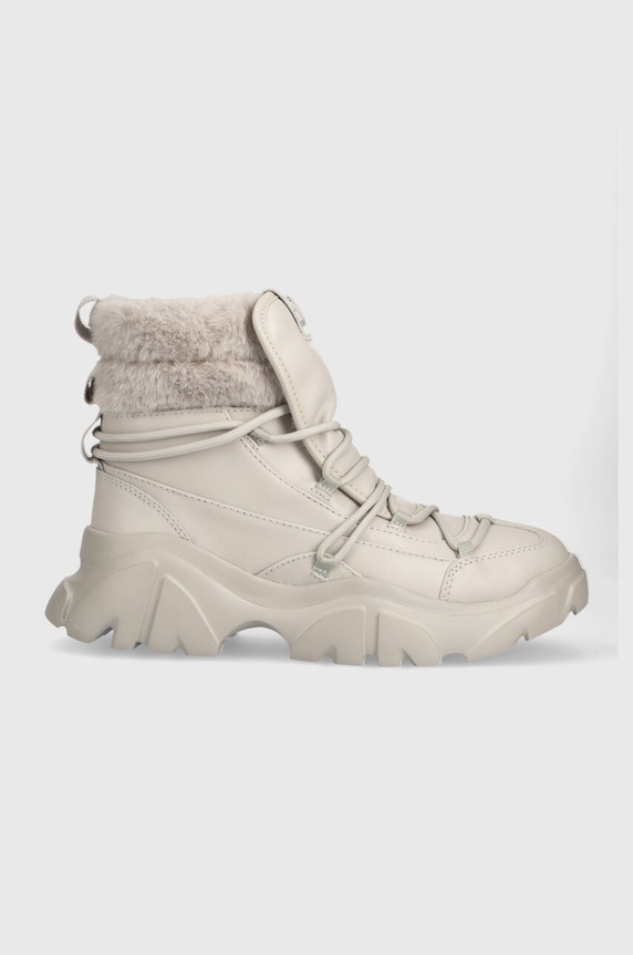 EA7 Emporio Armani botki tekstylny beżowy X8M001.XK229.S869