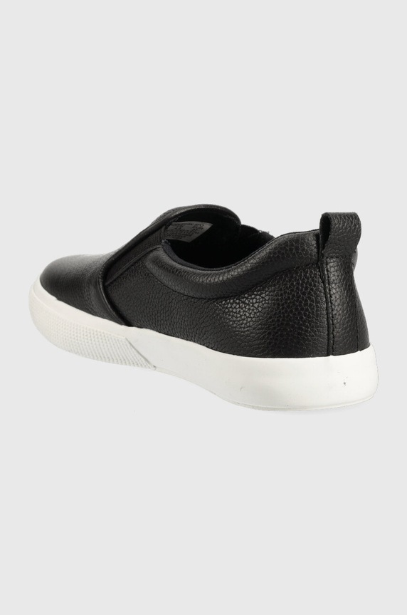 Cipők Lauren Ralph Lauren bőr tornacipő Haddley 802912347001.001 fekete