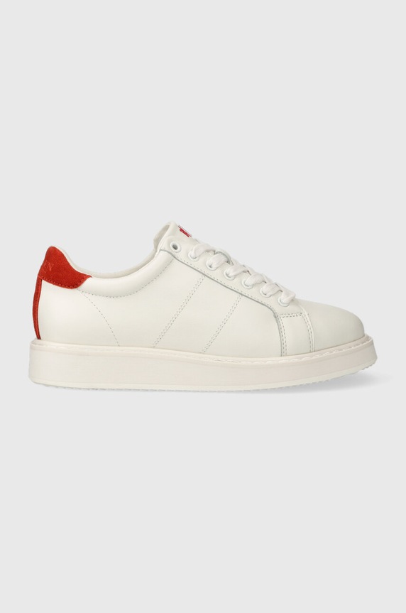 Lauren Ralph Lauren sneakersy skórzane Angeline 4 platforma biały 802912651001.100