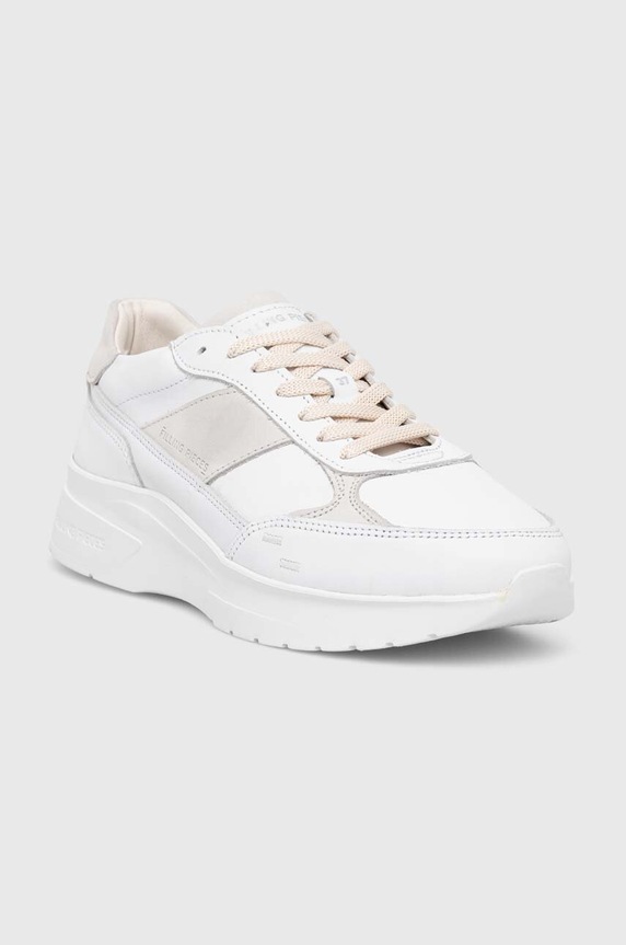 Filling Pieces sneakersy skórzane Jet Runner 17127362052 biały AW23