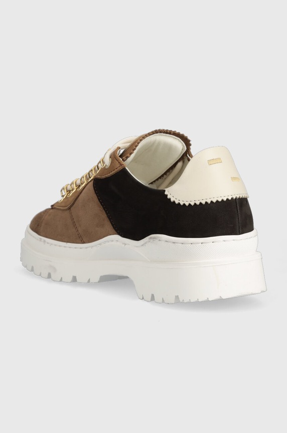Obuwie Filling Pieces sneakersy zamszowe Court Serrated Topaz 71633831933 brązowy