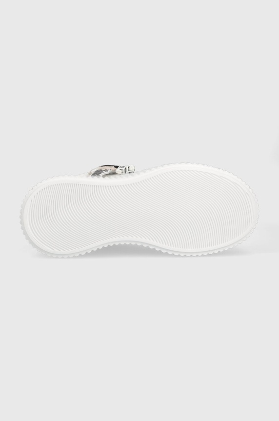 Kožené tenisky Karl Lagerfeld KREEPER LO KL42376N.011 biela