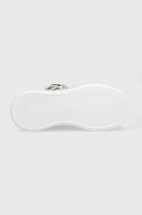 Kožené tenisky Karl Lagerfeld KREEPER LO KL42376N.011 biela