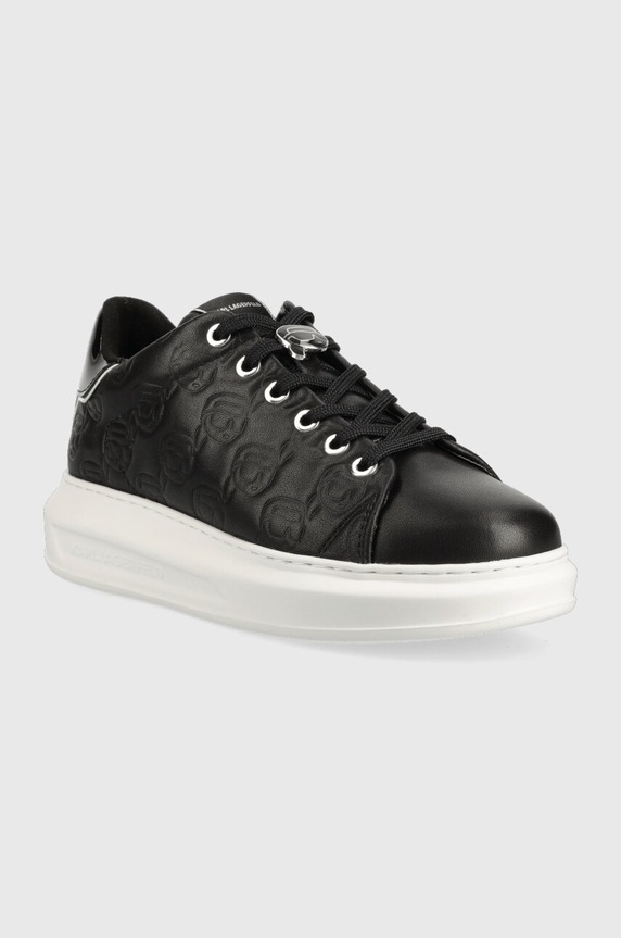 Kožené tenisky Karl Lagerfeld KAPRI KC KL62523F.000 čierna AW23