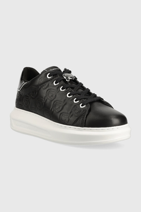 Kožené tenisky Karl Lagerfeld KAPRI KC KL62523F.000 čierna AW23