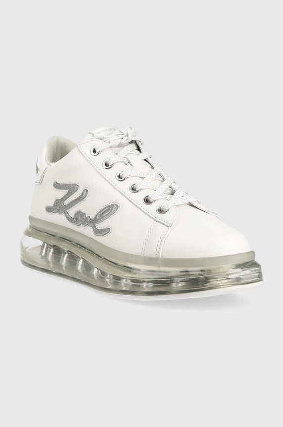 Karl Lagerfeld sneakers in pelle KAPRI KUSHION KL62610F.01S bianco AW23