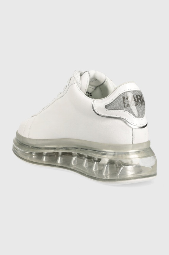 Scarpe Karl Lagerfeld sneakers in pelle KAPRI KUSHION KL62610F.01S bianco