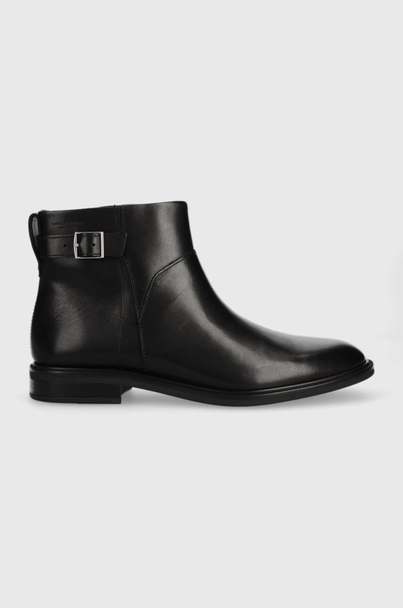 Δερμάτινες μπότες Vagabond Shoemakers Shoemakers FRANCES 2.0 φλατ μαύρο 5606.101.20
