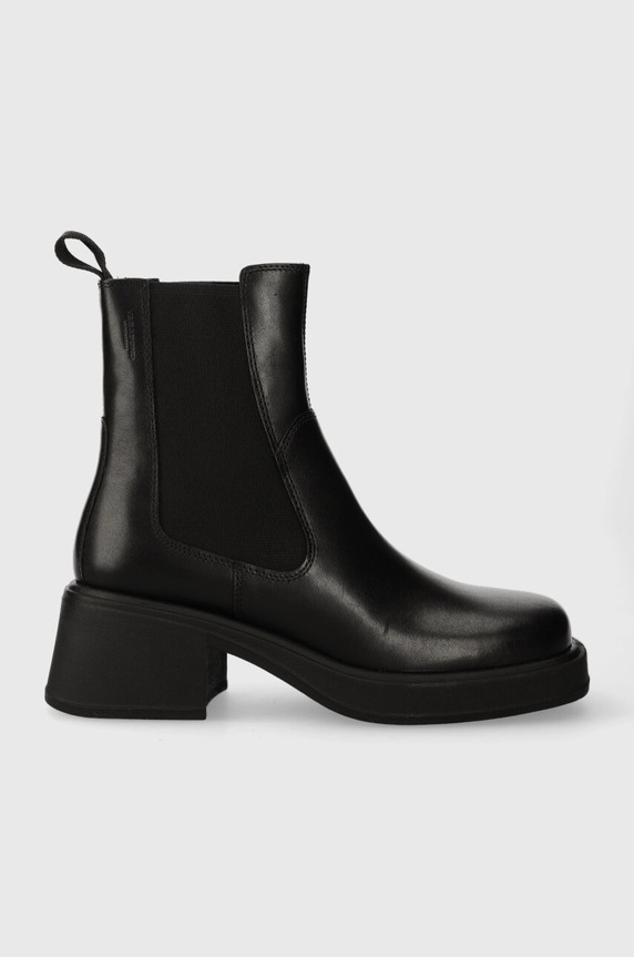 Kožne gležnjače Vagabond Shoemakers DORAH zrnata koža crna 5642.001.20