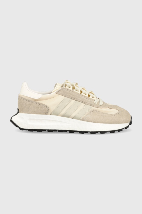 adidas Originals sneakersy RETROPY skóra zamszowa beżowy IE7062