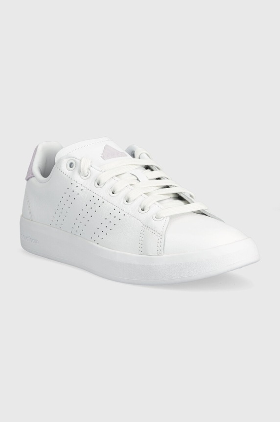 adidas sneakersy skórzane ADVANTAGE PREMIUM IF0125 biały AW23