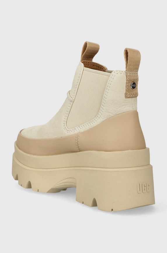 Obuwie UGG sztyblety Brisbane Chelsea 1143842.SSAL beżowy