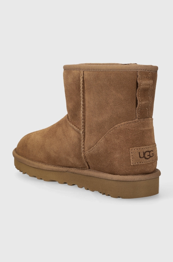 Obuća Čizme za snijeg od brušene kože UGG Classic Mini Bailey Zip 1151230.CHE smeđa