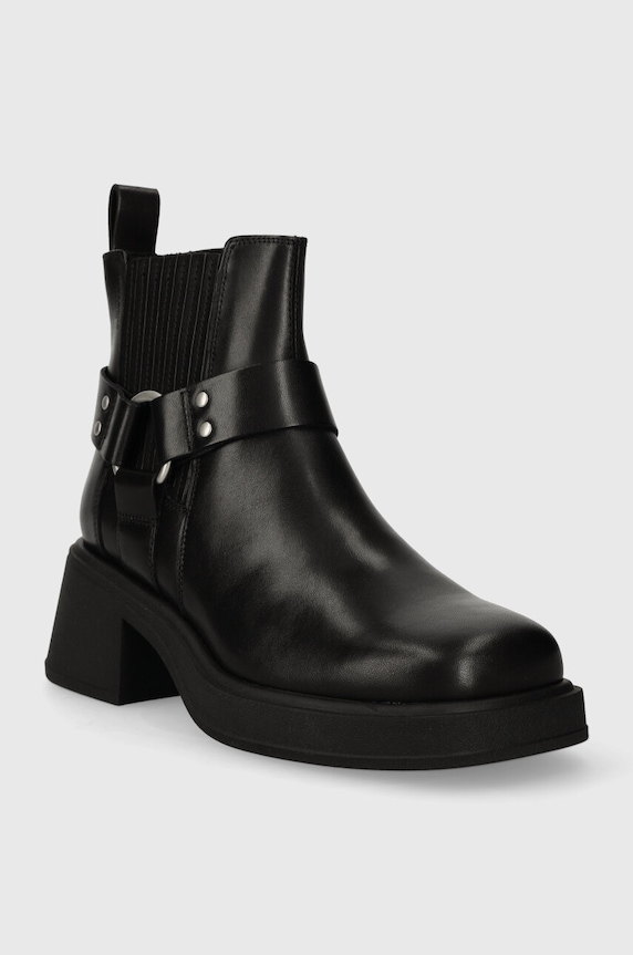 Vagabond Shoemakers botki skórzane DORAH 5642.801.20 czarny AW23