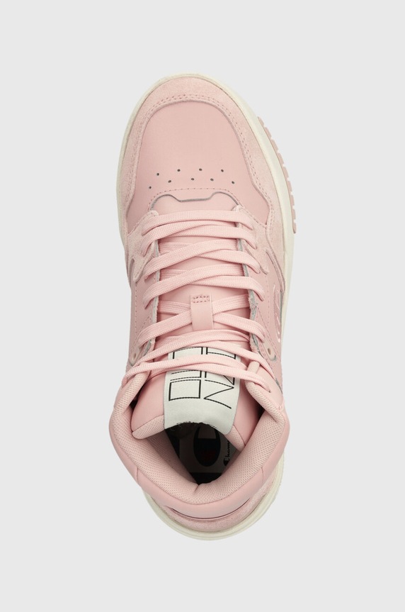 Champion sneakersy skórzane Z80 HI SL Mid różowy S11645