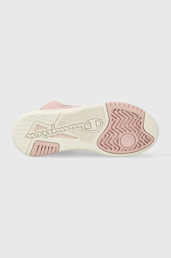 Champion sneakersy skórzane Z80 HI SL Mid S11645 różowy